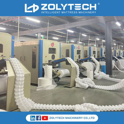 Machine d'enroulement de ressort mécanique de matelas de poche automatique de fabrication professionnelle
