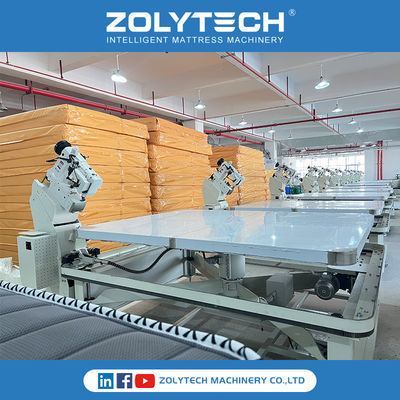 Machine de bord de bande de matelas de machine de fermeture de bord de bande de matelas d'achat semi automatique