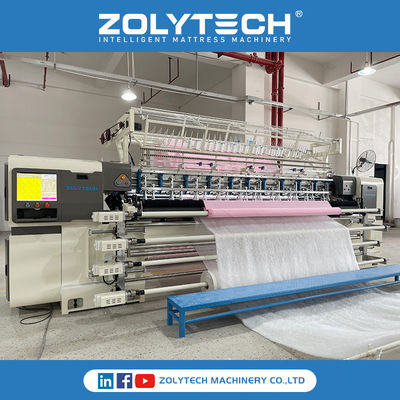 Machine de couverture de matelas ZOLYTECH Multi-Aiguille Machine de couverture continue