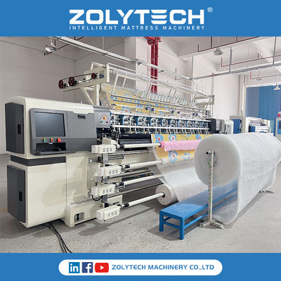 Machine de couverture de matelas ZOLYTECH Multi-aiguille Shuttle Machine de couverture pour couvertures