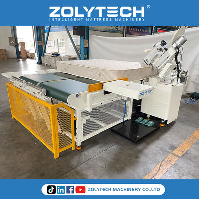 Machine à matelas automatique à bord de la barre automatique à retourner et à pousser