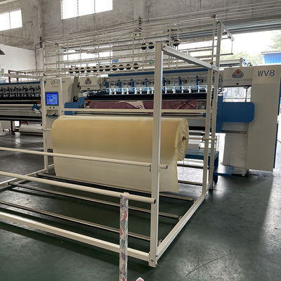 Machine piquante automatisée à grande vitesse de matelas du point WV8 à chaînes pour la distance d'aiguille du matelas 25.4mm