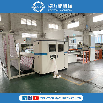 Panneau automatique ourlant la station de ourlage automatique de hemmer de la machine ZOLYTECH ZLT-HM pour la production de matelas