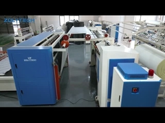 Solution de la ligne de production de matelas d'automatisation - machine à couper des couvertures à plusieurs aiguilles + coupeuse de panneaux + empilage